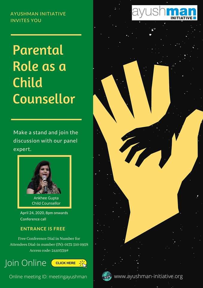 Ankhee Counselling session, May 2020, Kolkata