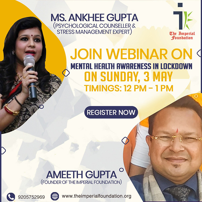 Ankhee Counselling session, May 2020, Kolkata
