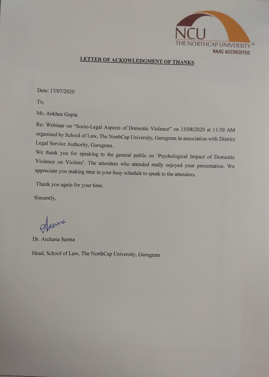 Ankhee Counselling session, August 2020, Kolkata